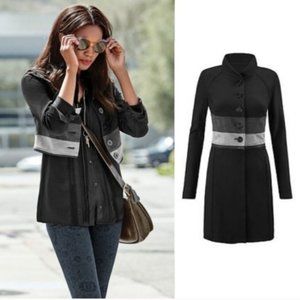 CAbi #3176 Black Convertible Ponte Knit Jacket XL